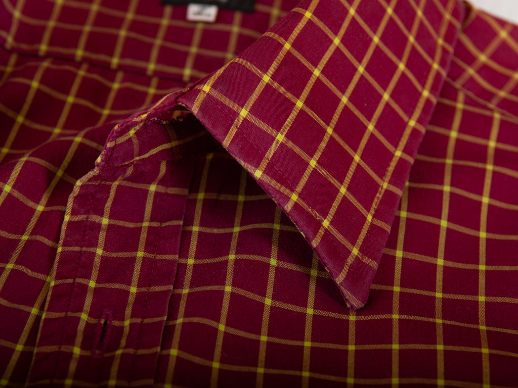 Paul Smith London Deep Red Graph Check Shirt 15