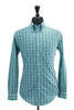 Brooks Brothers Green Check Supima Cotton Button Down Shirt