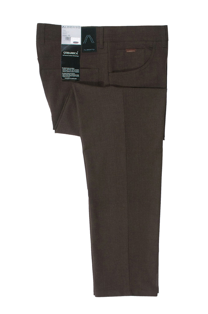 Alberto NWT Brown Comfort Fit Pants