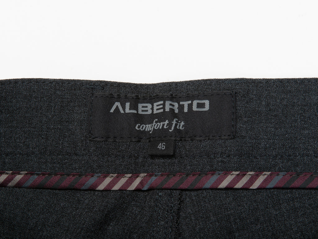 Alberto Dark Grey Tom Ceramica Comfort Fit Pants