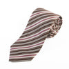 Hugo Boss Brown Striped Silk Tie