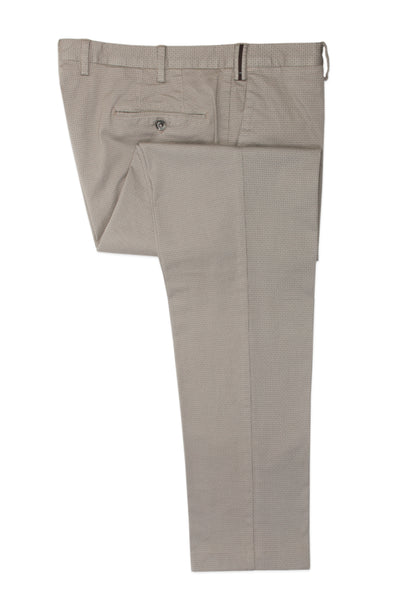 PT01 Beige Stretch Cotton Superslim Pants in Brown for Men