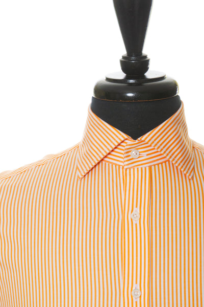 Orange and white dress 2024 shirt