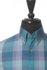 John Varvatos Blue Plaid Casual Shirt