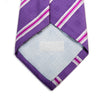 Canali Exclusive Collection Purple Striped Silk Tie