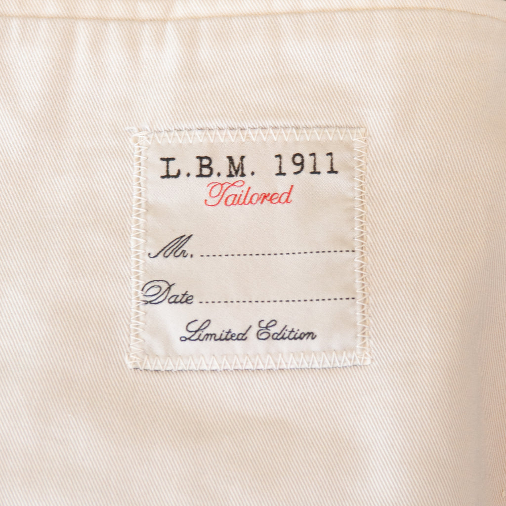 LBM 1911 Beige Stretch Cotton Blazer