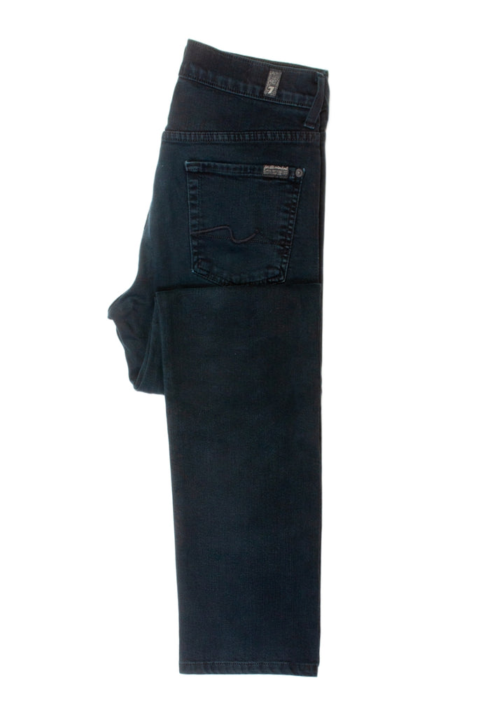 7 For All Mankind Black Standard Button Fly Jeans