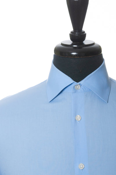 John Varvatos Blue Slim Fit Cotton Shirt