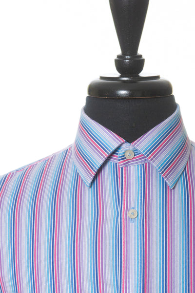 Robert Graham Multi Colored Stripe Dress Shirt