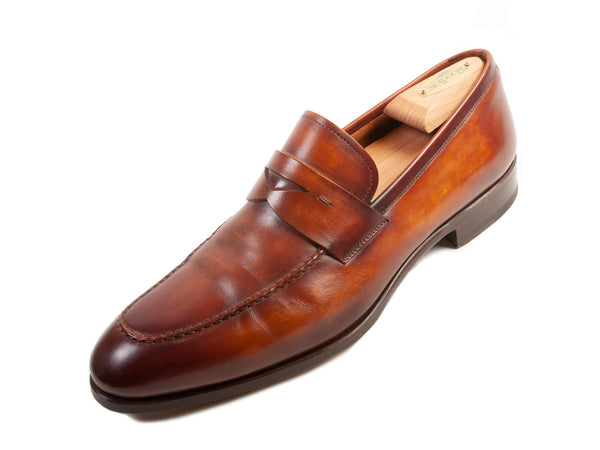 Magnanni Brown Penny Loafers