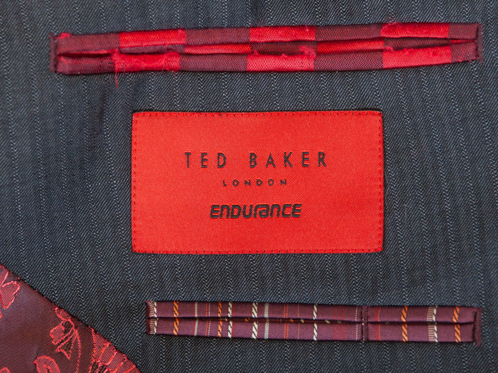 Ted Baker Grey Striped Joe CT Suit