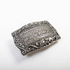 Elliot Rhodes London Black Enamel Belt Buckle