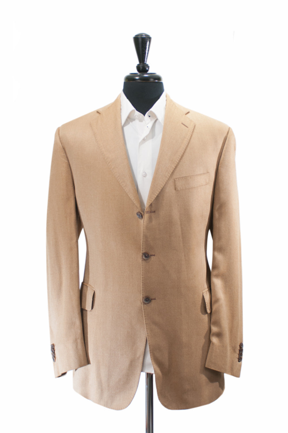 Arnold Brandt Light Brown Fratelli Tallia di Delfino Bamboo Blazer