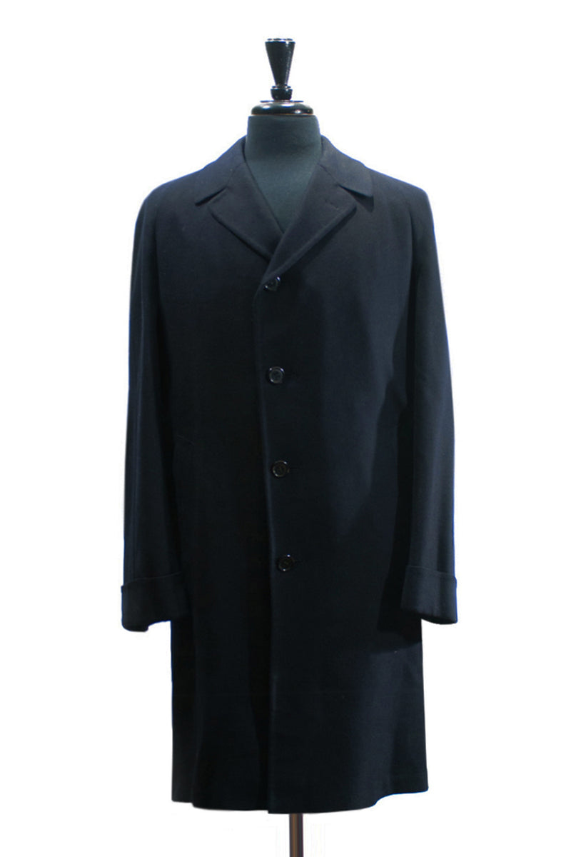 Chester Barrie Navy Wool Coat